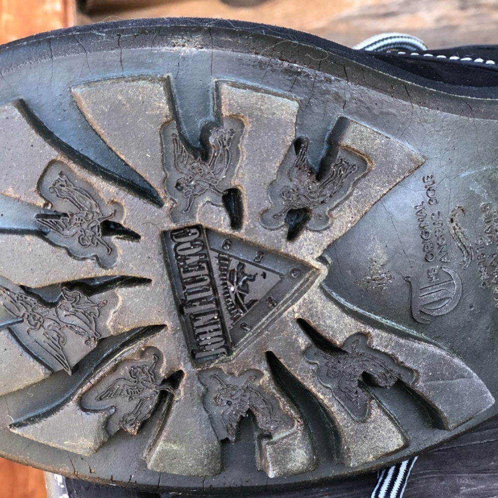 John Fluevog Black Angel Boots M6/W8 - Picture 4 of 6